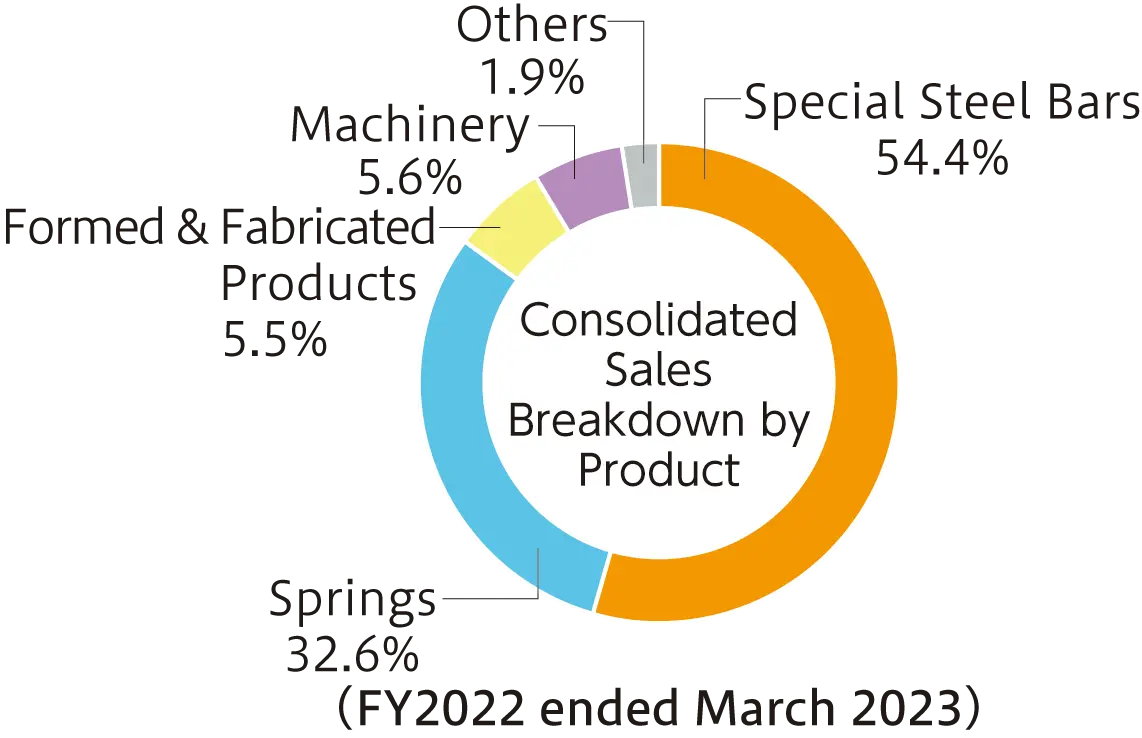 Consolidated Sales Breakdown by Product