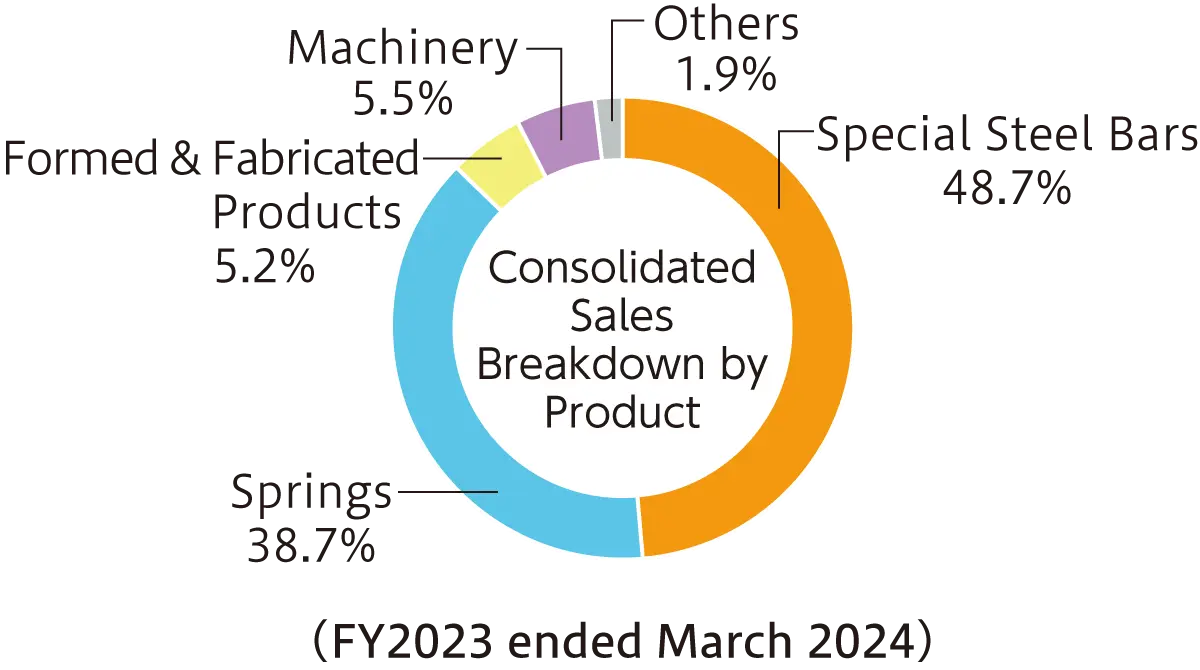 Consolidated Sales Breakdown by Product